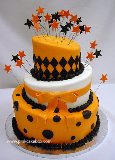 Halloween Topsy Turvy Cake